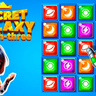 Secret Galaxy. Match-three oyunu