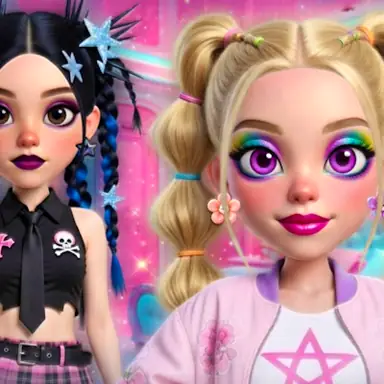 Sid & Ginny Y2K Glam Clash oyunu