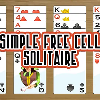 Simple Free Cell Solitaire game