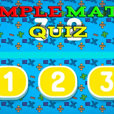Simple Math Quiz game