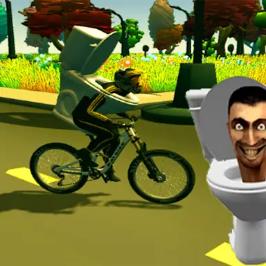 Skibidi Toilet Bike Riding oyunu