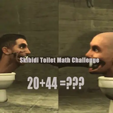 Skibidi Toilet Math challenge oyunu