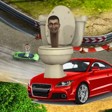 Skibidi Toilet Racing Multiplayer oyunu