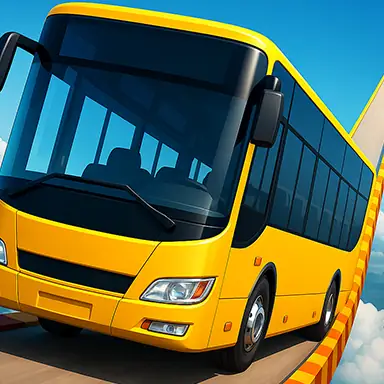 Sky Bus Mega Ramp Drive game