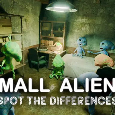 Small Aliens - Spot The Differences oyunu