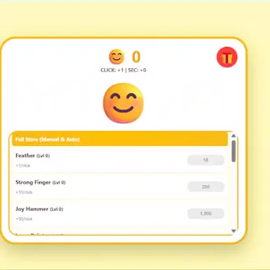 Smiley Face Clicker oyunu