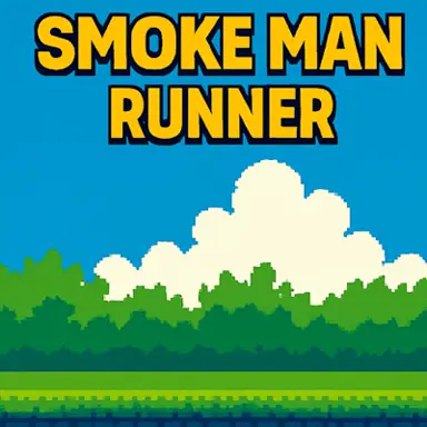 Smoke Man Runner 2D game