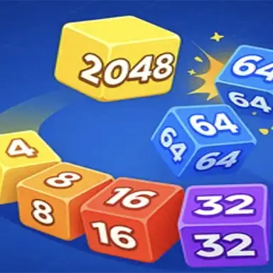 Snake 2048: Cube Merge oyunu
