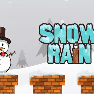 Snow Rain Fall Jumping oyunu