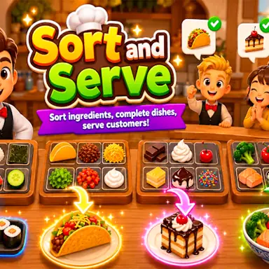Sort and Serve oyunu