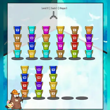 Sort Buckets oyunu
