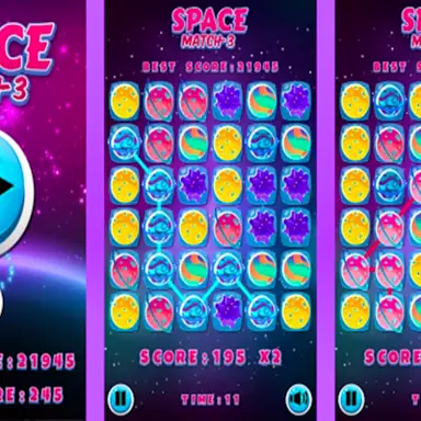 Space Match3 oyunu