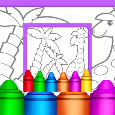 Special Easy Animal Coloring Pages For Kids game