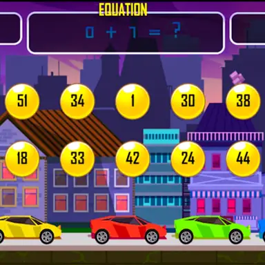 Speedy Math Race game