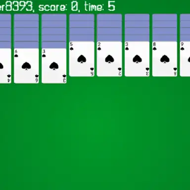 Spider Solitaire Classic Ver game