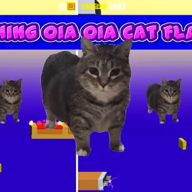 Spinning Oia Oia Cat Flap Up game