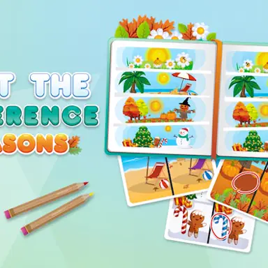 Spot the Difference - Seasons game