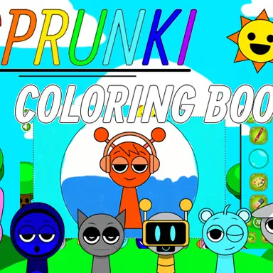 Sprunki Coloring Books oyunu