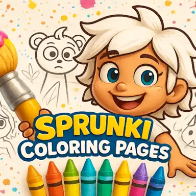 Sprunki Coloring Pages oyunu