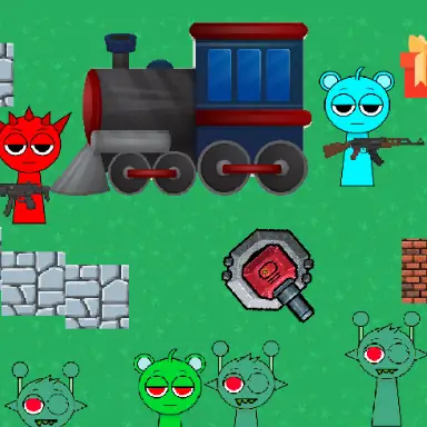 Sprunki Dead Rails oyunu