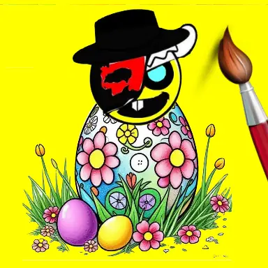 Sprunki Easter Coloring game