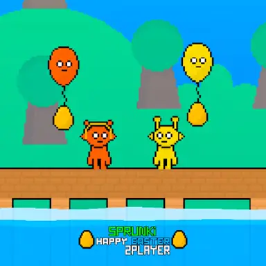 Sprunki Happy Easter 2Player oyunu