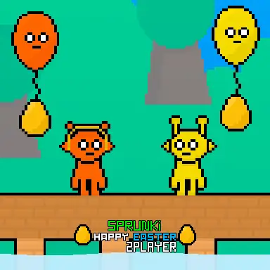 Sprunki Happy Easter 2Player oyunu