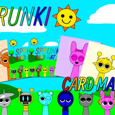 Sprunki Memory Card Match game