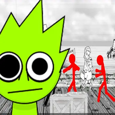 Sprunki Rage Stickman Incredibox oyunu
