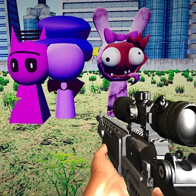Sprunki Sniper Squid Game oyunu