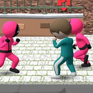 Squid Game Multiplayer Fighting oyunu