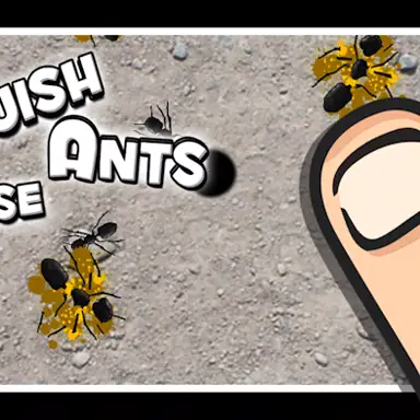 Squish these Ants game
