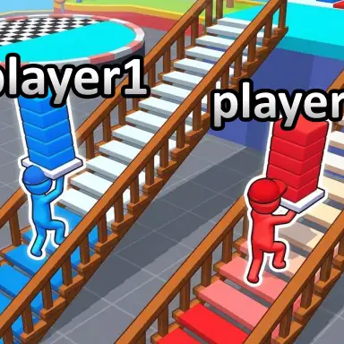 Stairs Races For 2 Players oyunu