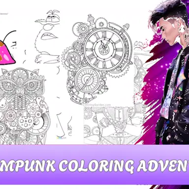 Steampunk Coloring Adventure oyunu