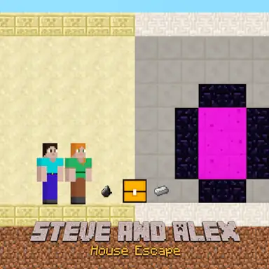 Steve and Alex House Escape oyunu
