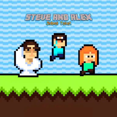 Steve and Alex Skibidi Toilet oyunu