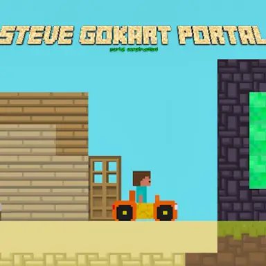 Steve Go Kart Portal oyunu