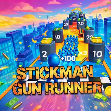 Stickman Gun Runner game