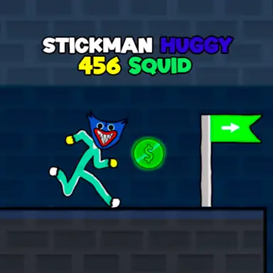 Stickman Huggy 456 Squid game