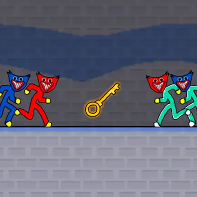 Stickman Huggy Party Duo oyunu