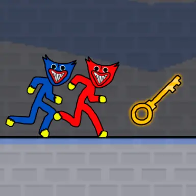 Stickman Huggy Party Duo game