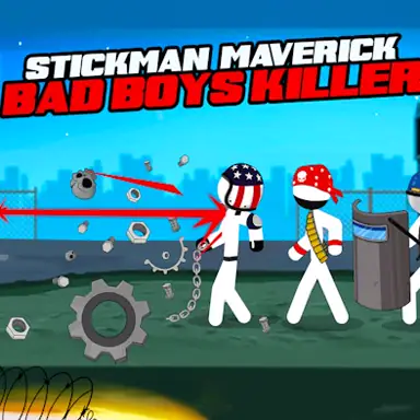 Stickman Maverick Bad Boys Killer game