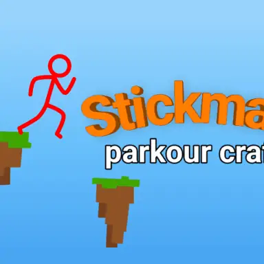Stickman parkour craft oyunu