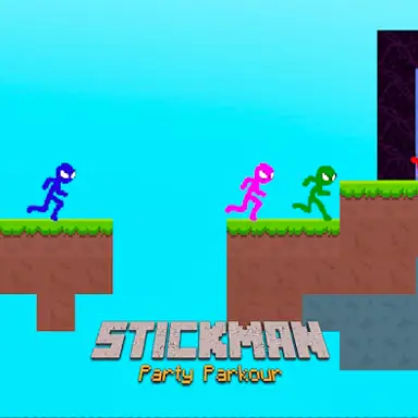 Stickman Party Parkour game