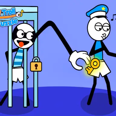 Stickman Troll Thief Puzzle game