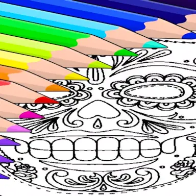 Sugar Skull Coloring Pages game