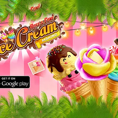 Summer Rose Cone Ice Cream oyunu