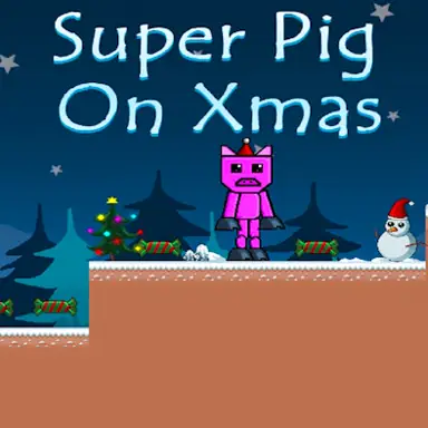 Super Pig on Xmas game