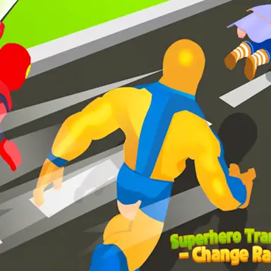 Superhero Transform Change Race oyunu