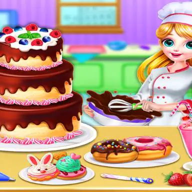 Sweet Bakery Chef Mania- Cake Games For Girls oyunu